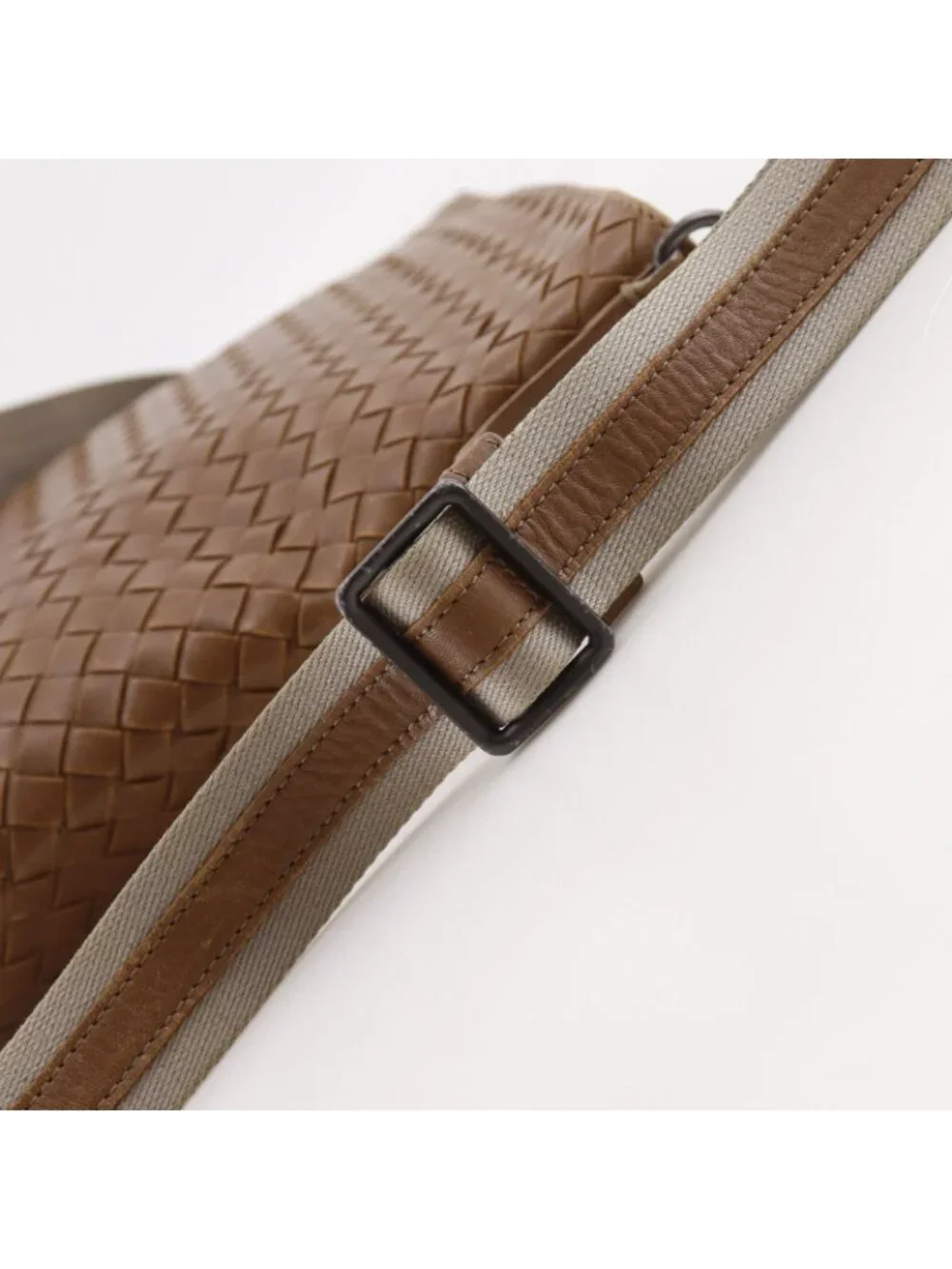 Bottega Veneta Intrecciato Leather Brown Shoulder Bag